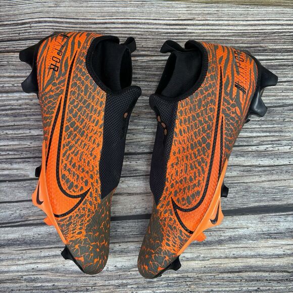 Size 11 USED Nike Vapor Edge Pro OBJ 3M Print Football Cleats Orange CI4757-002